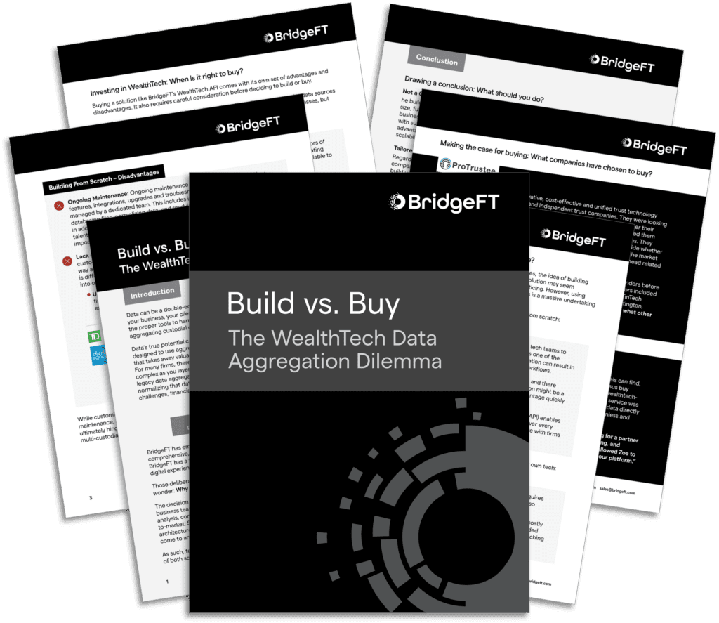 Build vs buy data aggregation
